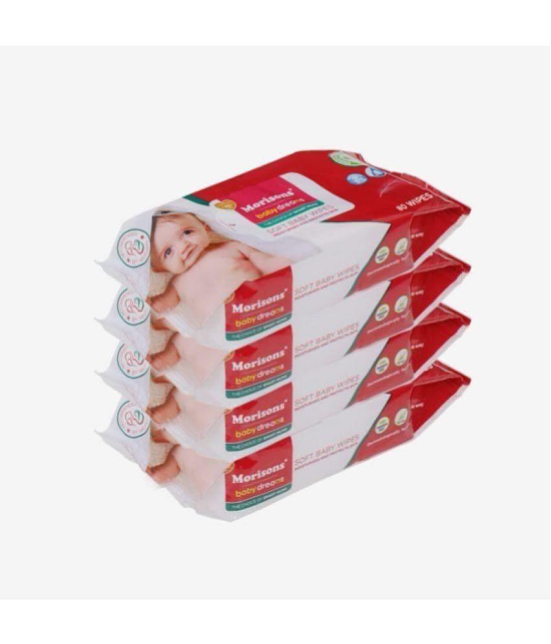 Morisons Baby Dreams - Scented Wet wipes For Babies ( Pack of 4 )