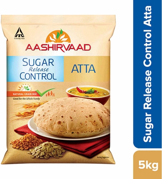 Aashirvaad Sugar Release Control Atta, 5 Kg