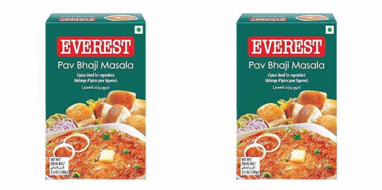 Everest Spices | Pav Bhaji Masala Powder | 100 Gm Each | Pack of 2| 200 Gm Pack