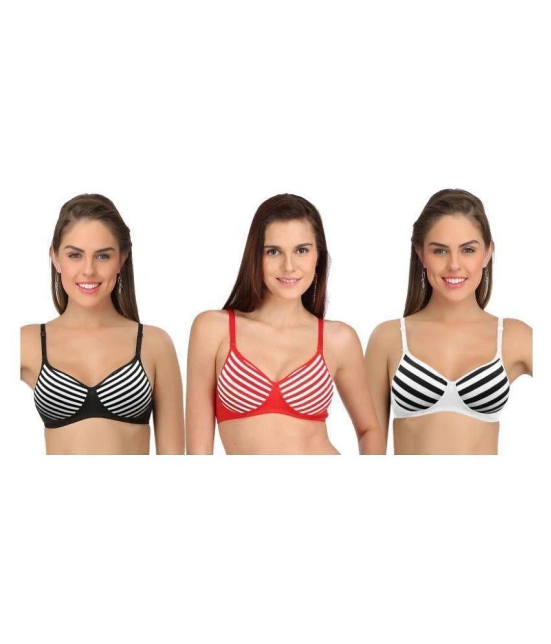 Selfcare Cotton Seamless Bra - Multi Color - 40B