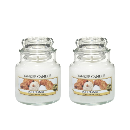 Yankee Candle Classic  Jar Soft Blanket Scented Candles - Pack of 2