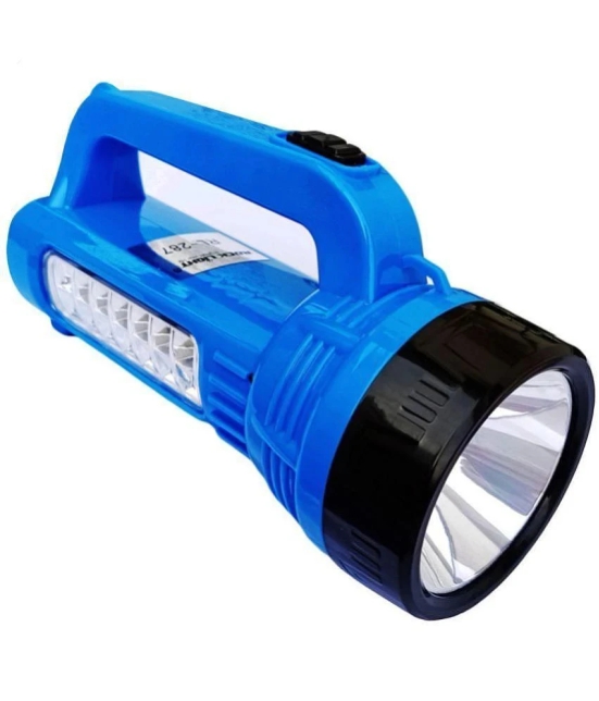 Rechargeable Flashlight Torch ,Long Distance Beam Range with 3 light modes. - Assorted