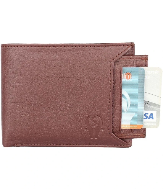 samtroh - PU brown Mens Regular Wallet ( Pack of 1 ) - Brown