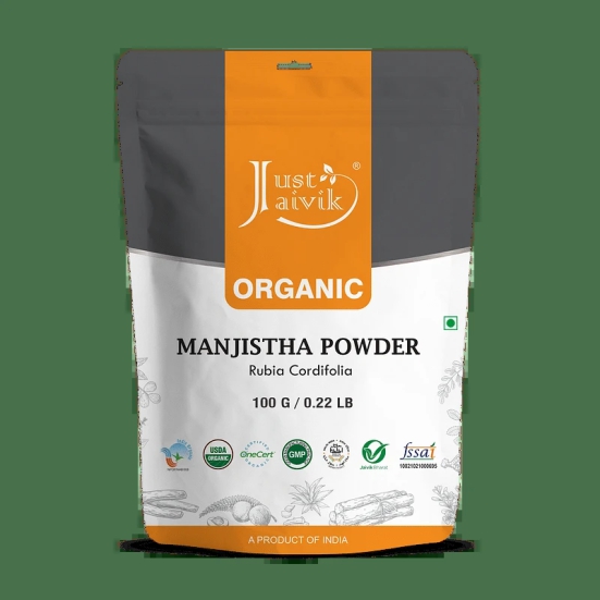 Just Jaivik Organic Manjistha Powder-Just Jaivik Organic Manjistha Powder