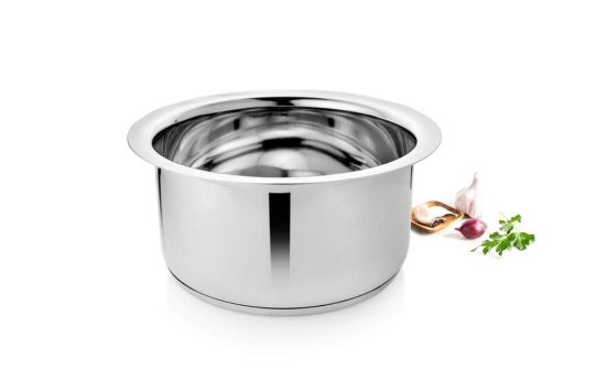 Vinayak International Stainless Steel Capsule Bottom Tope, Milk pan 1150 ml - 16 cm