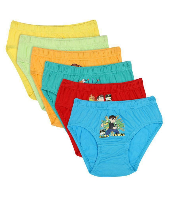 Bodycare Boys Brief Benten pack Of 6-Assorted - None