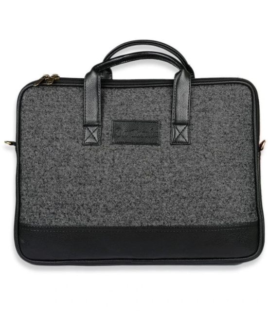 Da Tasche - Black Solid Messenger Bag - Black