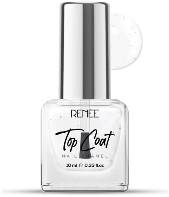 RENEE Top Coat Nail Enamel, Quick Drying, Long Lasting, Chip resisting Formula ,10 Ml