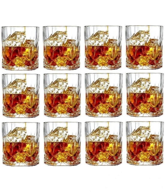 Somil Whisky  Glasses Set,  200 ML - (Pack Of 12)