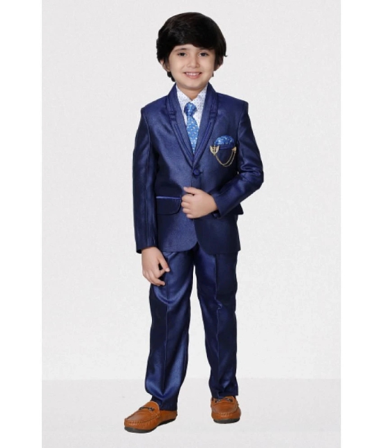 DKGF Fashion - Blue Polyester Boys Suit ( Pack of 1 ) - None