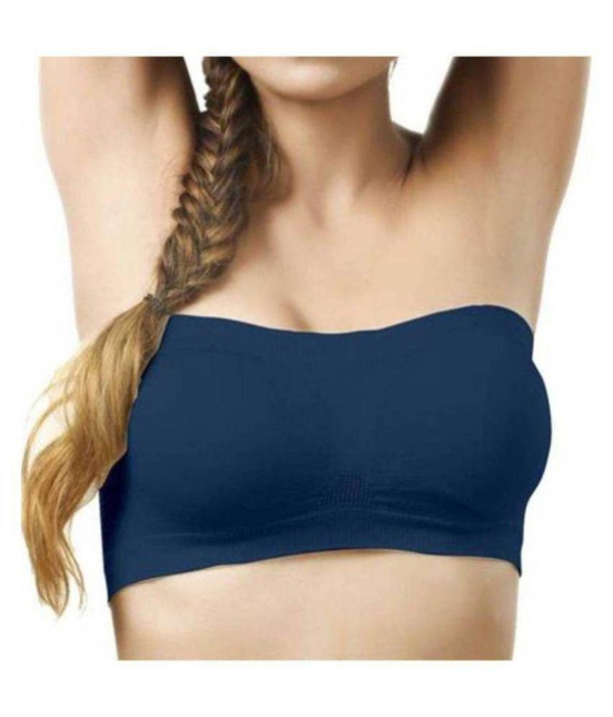 RR Accessories Cotton Tube Bra - Blue - None