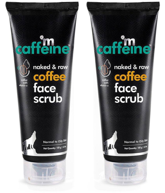 mCaffeine Exfoliating & Tan Removal Coffee Face Scrub (Pack of 2)