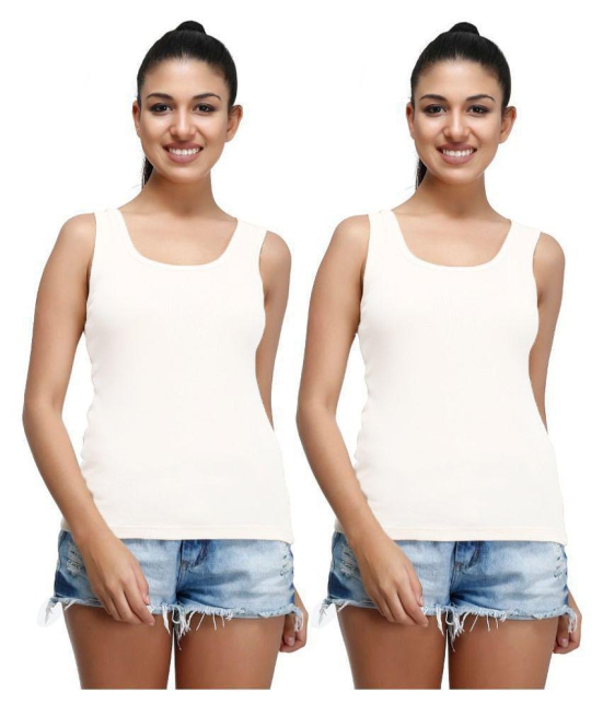 TT Spandex Tanks - White - S