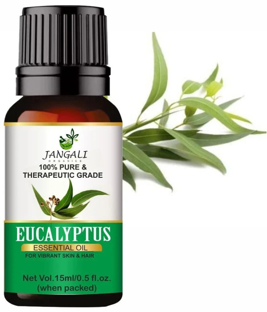 PURE JANGALI ORGANICS Eucalyptus Oil PURE & Natural Essential Oil For Skin and Hair 15ML