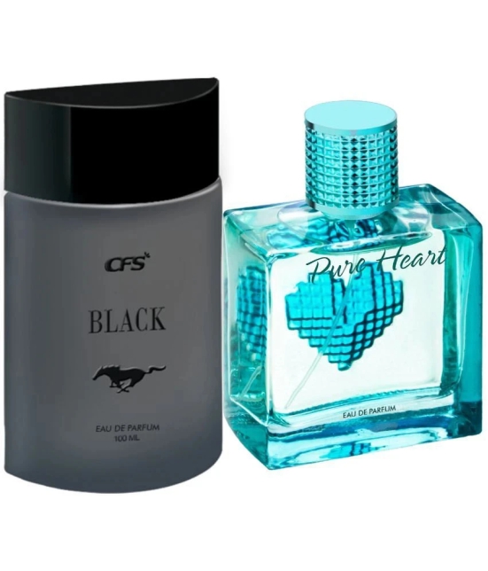 CFS Black & Pure Heart Pink EDP Long Lasting Perfume