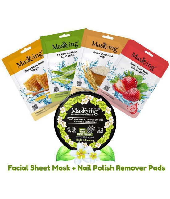 Masking - Natural Glow Facial Kit For All Skin Type ( Pack of 5 )