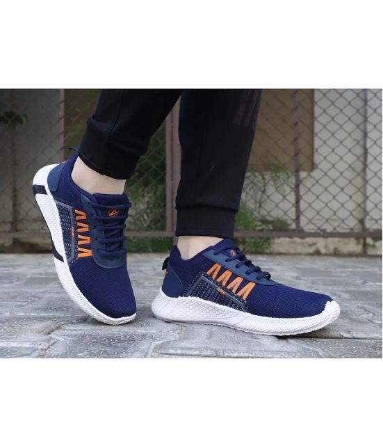 Port Mens Blue Running Shoes - None