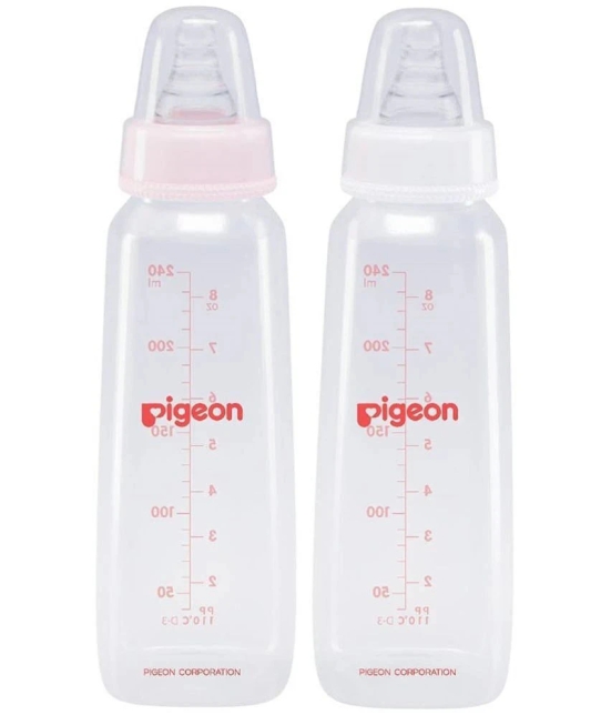 Pigeon - 240 Pink Feeding Bottle ( Pack of 2 )