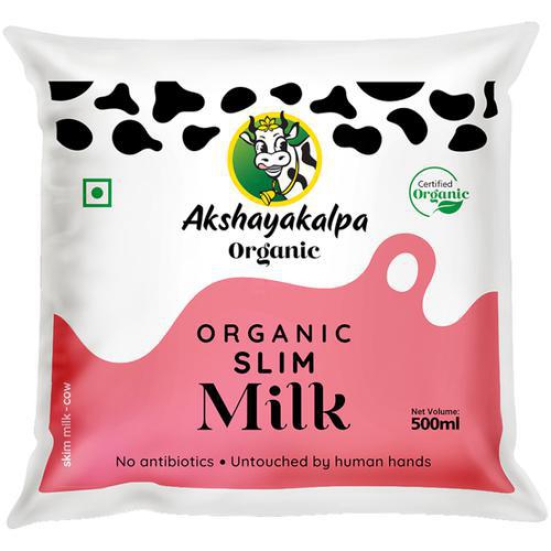 Organic Slim Milk 500 Ml