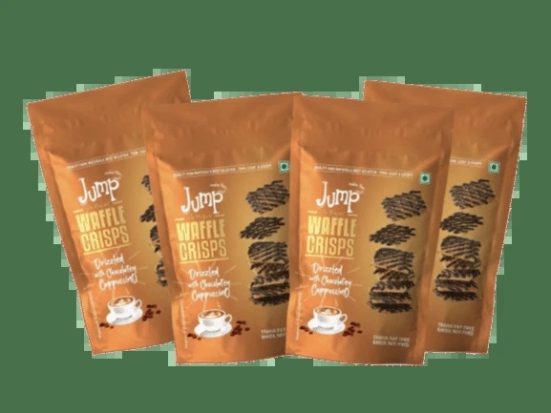 Make The Jump Waffle Crisps - Drizzled With Chocolatey Cappuccino