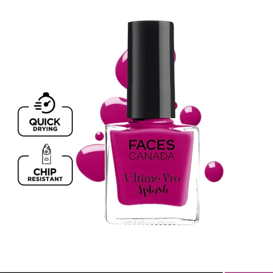 Faces Canada Ultime Pro Splash Nail Enamel 8ml-Fushcia 131