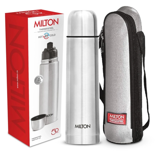 MLTN FLASK THERMOSTEEL 1L  by Mahavir Home Store