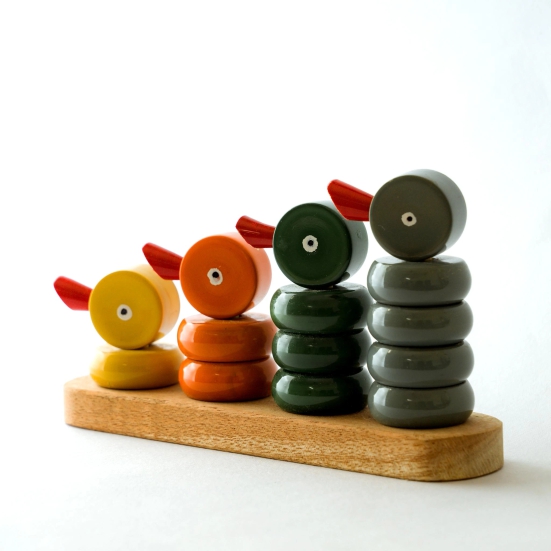 Wooden Duck Stacking Toy-