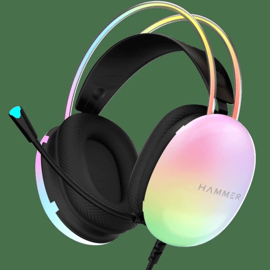 Hammer Blaze Gaming Headphone with 50mm Sound Drivers & RGB Lights