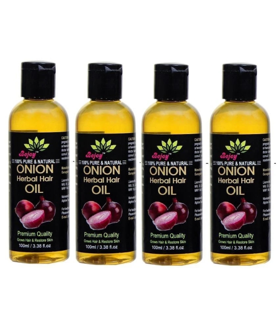 BEJOY Onion Regrowth Oil For Hair Therapy 400 mL Pack of 4