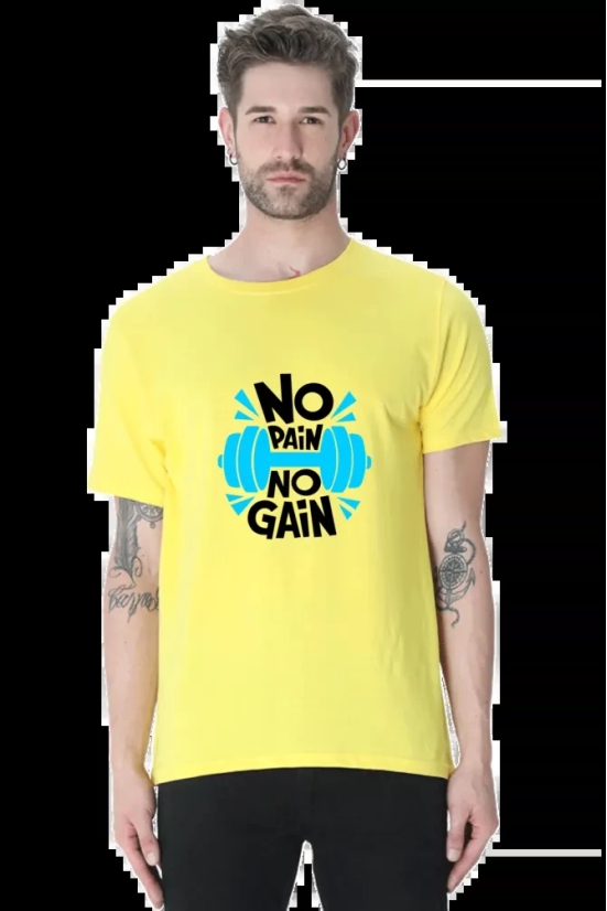 NO PAIN NO GAIN-New Yellow / XXL