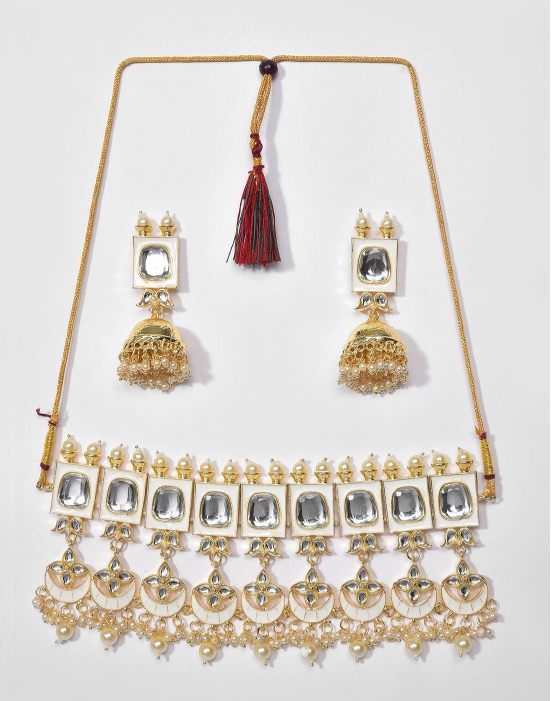 Kundan Gold Plated Necklace Set