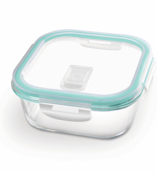 Treo By Milton Hi Borosilicate Clip Fresh Square Container, 320 ml, 1 Piece