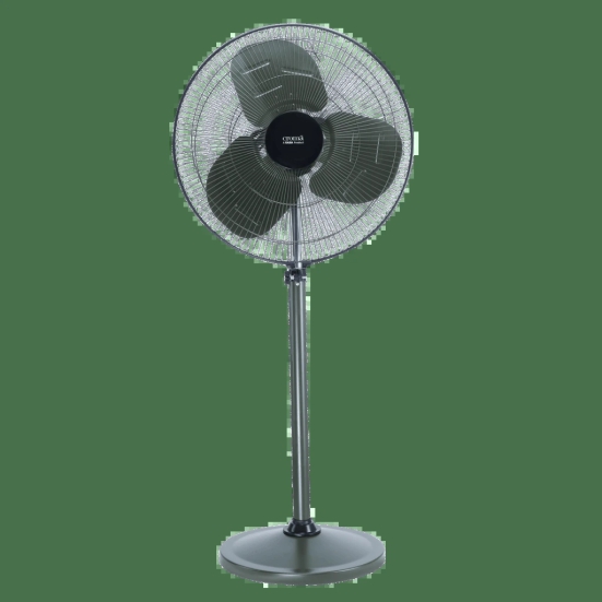 Croma 500mm 3 Blade Silent Operation Pedestal Fan (Adjustable Setting, Military Green)