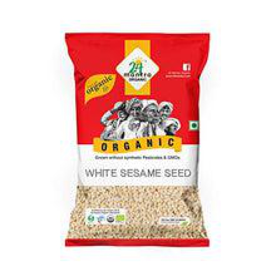24 Mantra Organic White Sesame Seed 100 Grams