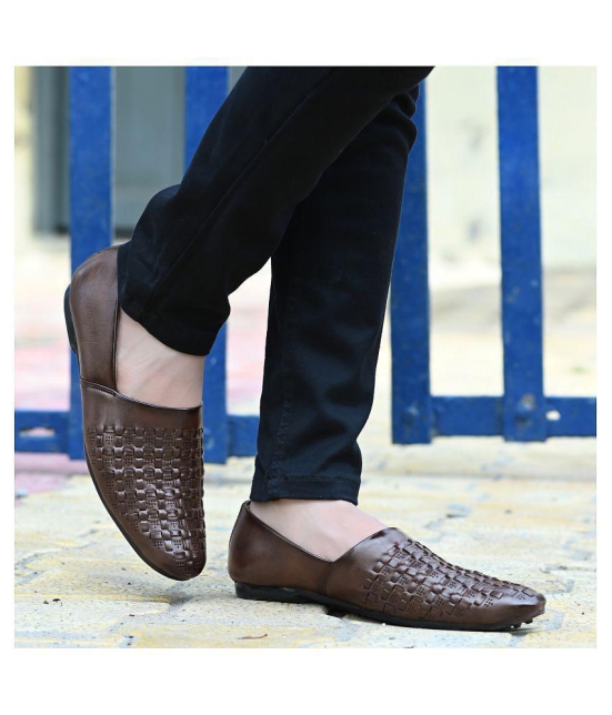 Shoevik Brown Loafers - 9