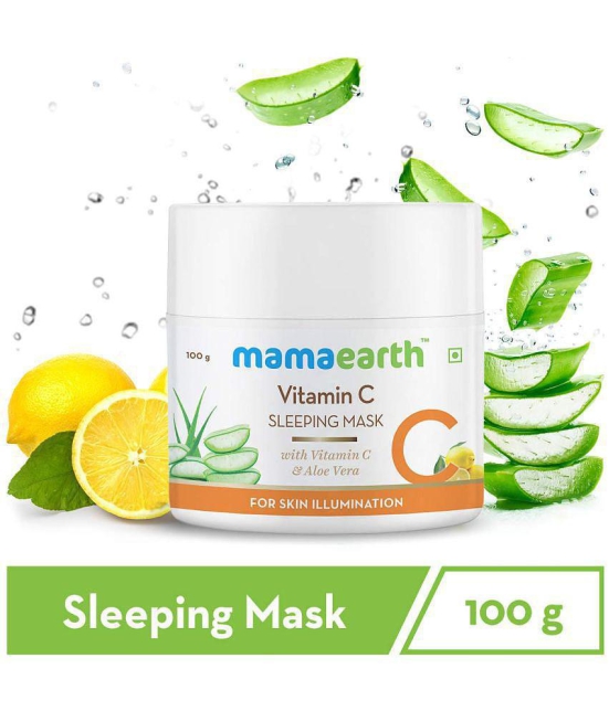 Mamaearth Vitamin C Sleeping Mask, Night Cream For Women, for Skin Illumination - 100 g