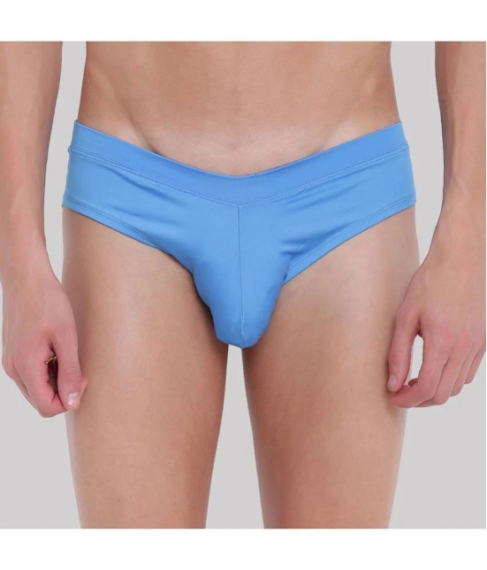 BASIICS By La Intimo - Blue BCSSS03 Polyester Mens Briefs ( Pack of 1 ) - None