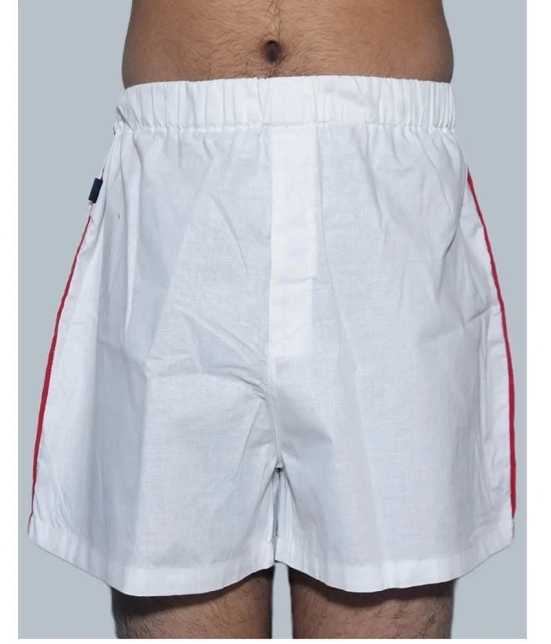 DESHBANDHU DBK - White Cotton Mens Boy Shorts ( Pack of 1 ) - None