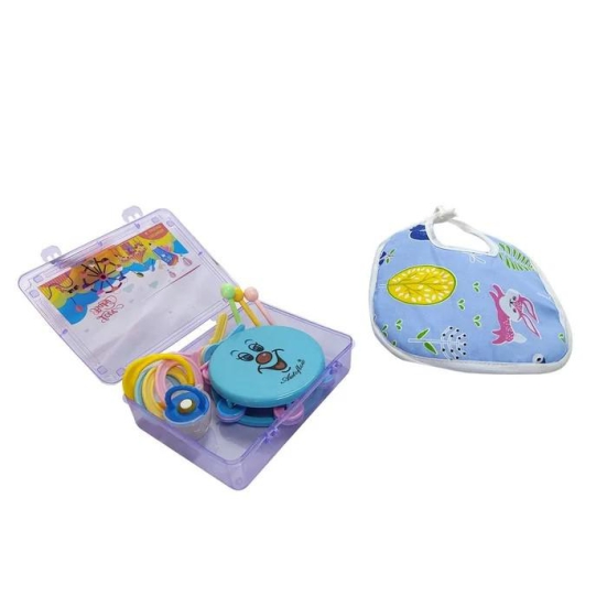 Blue Love Baby Rattle Toys for Babies - BT26 Blue P1