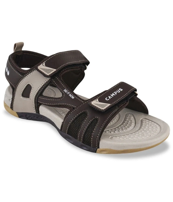 Campus - Brown Mens Floater Sandals - None