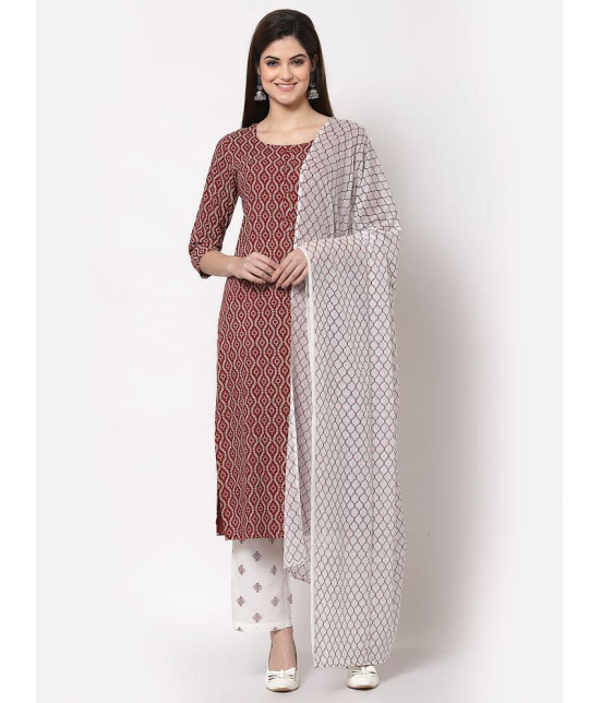 Kbz Multicoloured Rayon Kurti With Palazzo - Stitched Suit Single - None