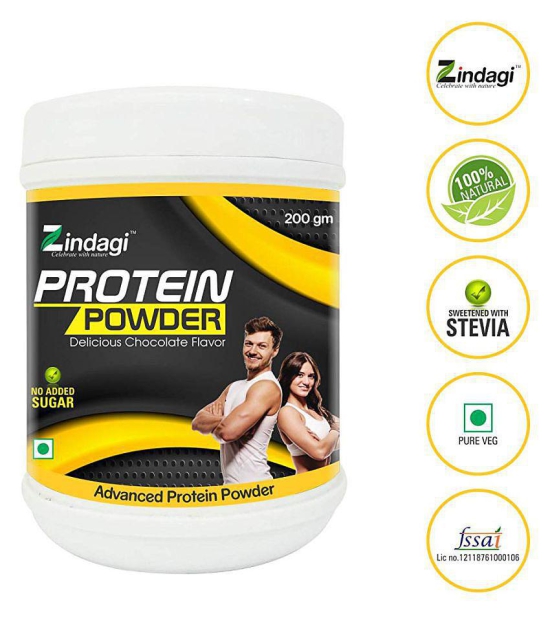 Zindagi Protein Powder - Natural Health Supplement Energy Drink for All 200 gm