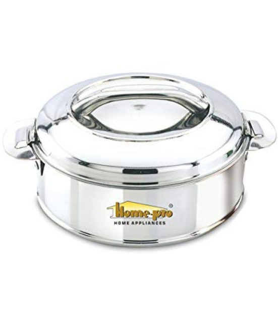 HomePro - High grade Stainless Steel Classy Casserole & Serving bowl 7500ml | Hotpot | Double wall insulated | hot and cold | Keeps food fresh | Food safe - Silver