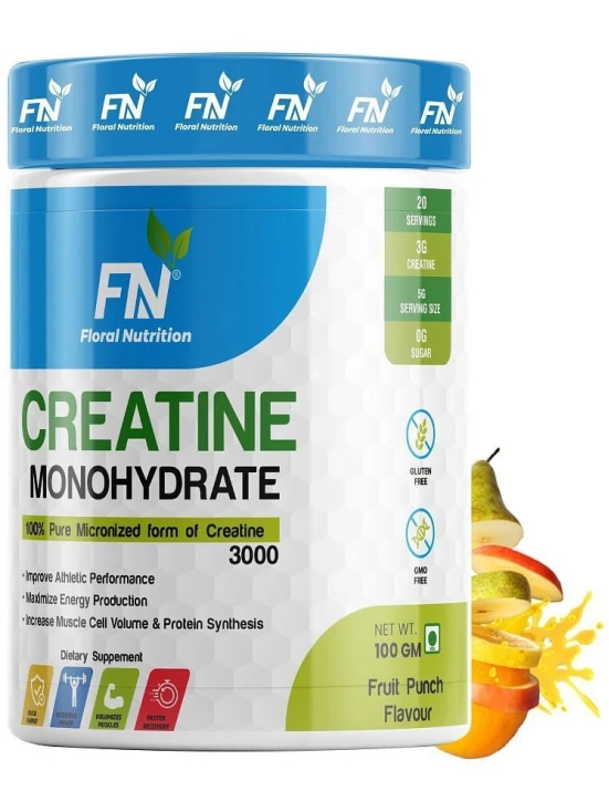 Floral Nutrition Creatine monohydrate Micronized 3000mg 100 gm