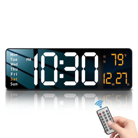 Large Digital Wall Clock