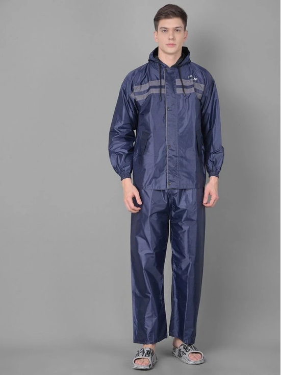 Dollar Blue Polyester Mens Rain Suit ( Pack of 1 ) - 2XL