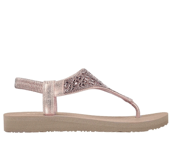 Skechers Rose Gold Women Meditation - Sweet Rock Sandals