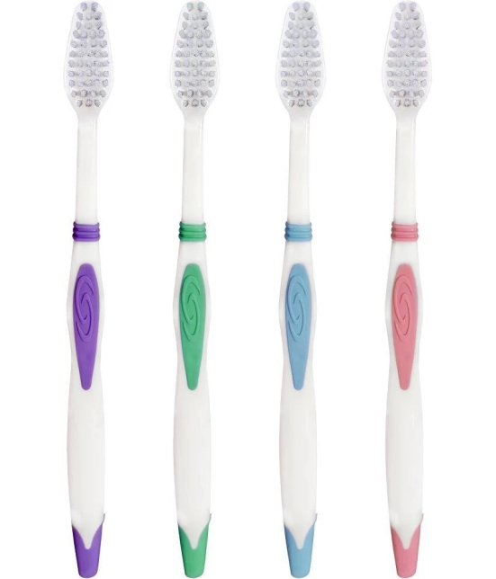 aquawhite Sensitive Bristles Ultra Soft Toothbrush Pack of 4