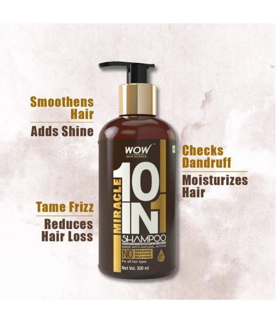 WOW Skin Science Miracle 10 in 1 Shampoo - 300ml