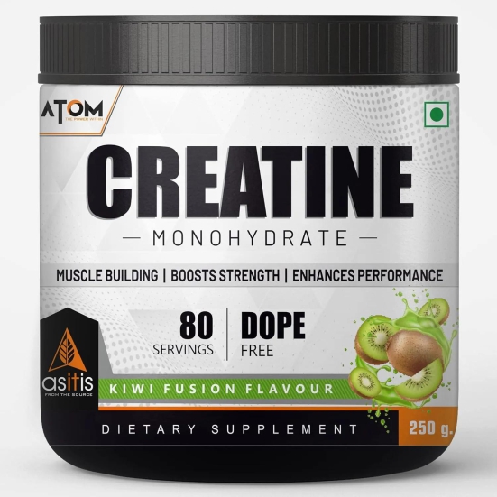 As-it-is ATOM Creatine Monohydrate-250 gm / Kiwi Fusion